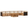 vidaXL Outdoor-Sofagarnitur 7 stk. Natur Massivholz Akazie