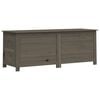 vidaXL Outdoor-Kissenbox Anthrazit 150x50x56 cm Massivholz Tanne