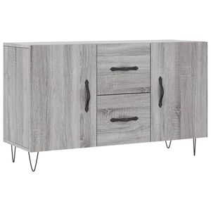 vidaXL Sideboard Grau Sonoma 100x36x60 cm Holzwerkstoff