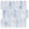 vidaXL Federfliese 10 stk. Himmelblau 30 x 30 cm Polyurethan und PET