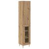 vidaXL Highboard 2 pcs Artisan-Eiche Holzwerkstoff