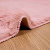 vidaXL Kunstfell Hasen Teppich Olite Rosa 240 x 340 cm Polyester