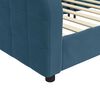 vidaXL Tagesbett Blau 100x200 cm Samt