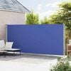 vidaXL Seitenmarkise Ausziehbar 200x600 cm Blau