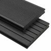 vidaXL Terrassendiele 6 pcs Schwarz WPC