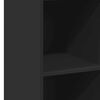 vidaXL Highboard Schwarz 40x41x124 cm Holzwerkstoff