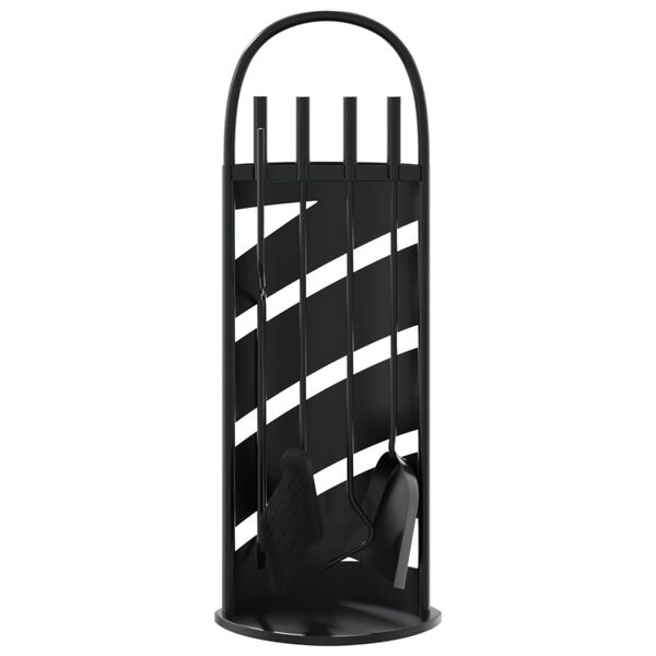 vidaXL 5-teiliges Kaminbesteck-Set 23 x 15 x 66 cm Stahl