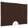 vidaXL Balcony Privacy Screen Rechteckig 240 x 160 cm Polyester Braun
