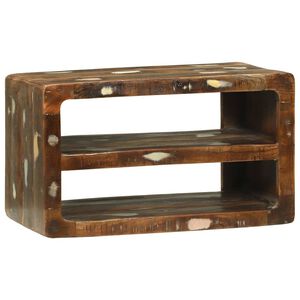 vidaXL TV-Schr&auml;nk Mehrfarbig 60 x 32 x 36 cm Massivholz Altholz