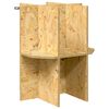 vidaXL Terrarienbasis mit Regal Braun 40 x 40 x 50 cm OSB