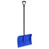 vidaXL Schneeschaufel Blau 147 cm Metall