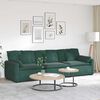 vidaXL Modulares Sofa mit Kissen Dunkelgr&uuml;n