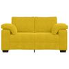 vidaXL Zweisitzer-Sofa Gelb 120 cm Samt
