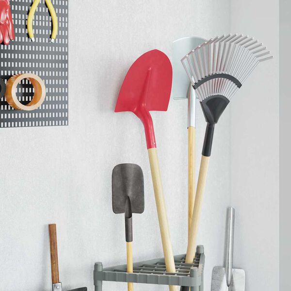 vidaXL Schaufelkopf 4 pcs Rot 39,5 x 27,5 cm Pulverbeschichteter Stahl