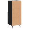 vidaXL Sideboard Schwarz 34,5x34x90 cm Holzwerkstoff