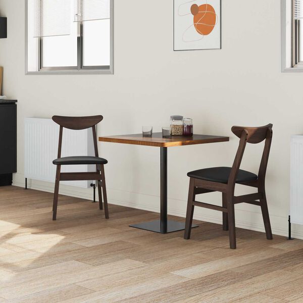 vidaXL Esszimmerst&uuml;hle 2 pcs Hellbraun 42 x 47.5 x 81 cm