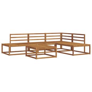 vidaXL Outdoor-Sofagarnitur Natur Massivholz Akazie