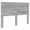 vidaXL Kopfteil Graues Sonoma 100 cm Holzwerkstoff