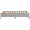 vidaXL Bettgestell ohne Matratze Hellgrau 120x190 cm Stoff