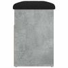 vidaXL Schuhbank Betongrau 82x32x45,5 cm Holzwerkstoff