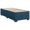 vidaXL Boxspringbett mit Matratze Blau 80x200 cm Samt