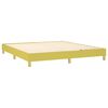 vidaXL Boxspringbett mit Matratze Gr&uuml;n 160x200 cm Stoff