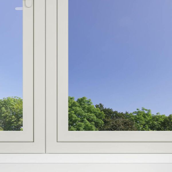 vidaXL Sonnenschutzfolien 3 Stk. Statisch Reflektierend Silbern PVC