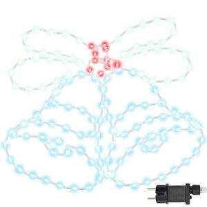 vidaXL Weihnachtsglocke 144 LEDs Mehrfarbig 57 x 47,5 cm PVC