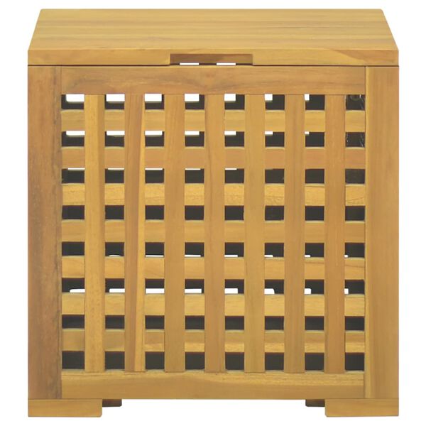 vidaXL Seilbox 40x40x40 cm Massivholz Teak