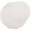 vidaXL Teppich IZA Kurzflor Skandinavischer Look Creme &Oslash; 80 cm