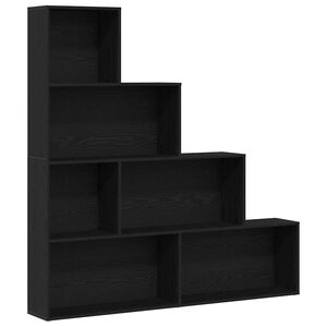 vidaXL B&uuml;cherregal 6 Ebenen 155 x 24 x 160 cm Holzwerkstoff
