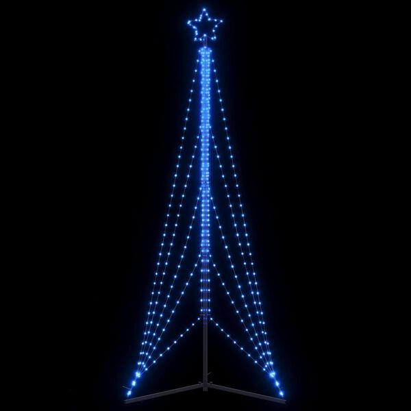 vidaXL LED Weihnachtsbaum 525 LEDs Blau 302 cm