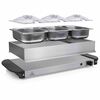 Tristar Buffet-Speisenw&auml;rmer 200 W 4,2 L Edelstahl Silbern