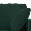 vidaXL Sofa 2 pcs Dunkelgr&uuml;n 138 x 78 x 80 cm Samt
