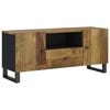 vidaXL TV-Schrank 105x33,5x46 cm Massivholz Mango & Holzwerkstoff