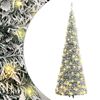 vidaXL Pop-Up-Weihnachtsbaum K&uuml;nstlich Beschneit 200 LEDs 210 cm