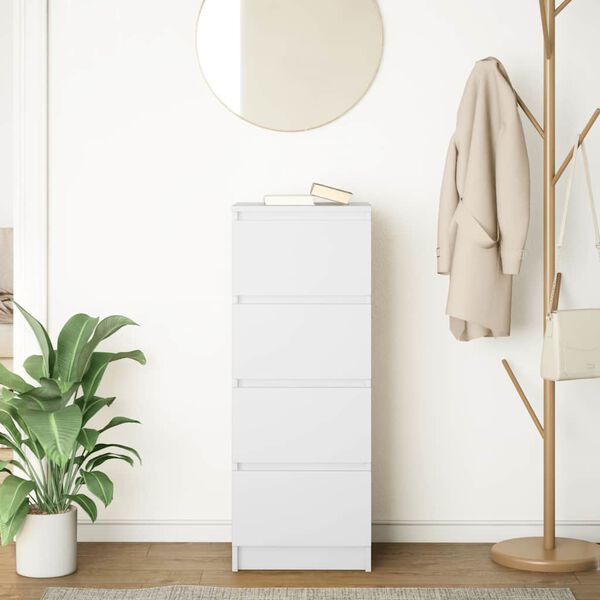 vidaXL Sideboard Wei&szlig; 37,5x35x99 cm Holzwerkstoff