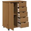 vidaXL Rollschrank Honigbraun 63,5 x 39 x 79 cm Massivholz Kiefer