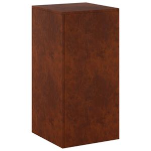 vidaXL Pflanzenst&auml;nder Rostoptik 40 x 40 x 80 cm Wetterfeststahl