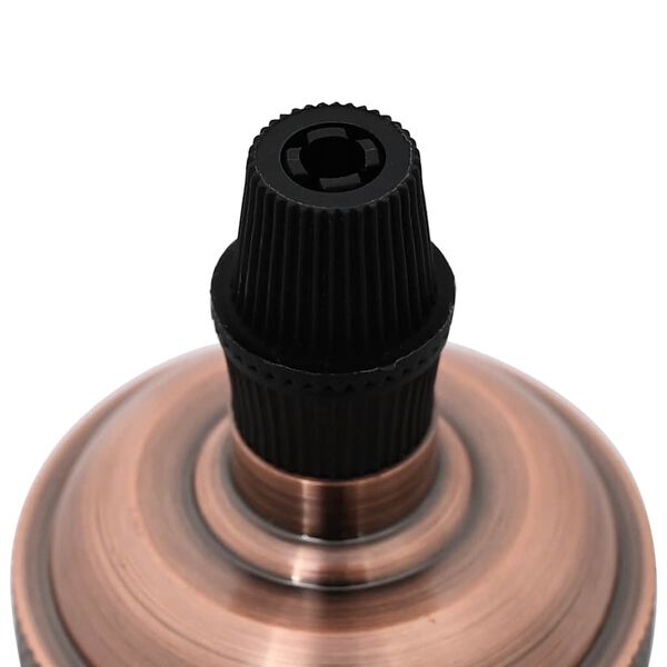 vidaXL Lampenfassungen 2 Stk. Rot-Bronze E27