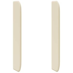 vidaXL Kopfteil Ohr Creme 80 x 16 x 4 cm PVC