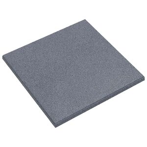 vidaXL Sturzschutzfliesen 12 pcs Grau 50 x 50 cm Gummi