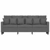 vidaXL 3-Sitzer-Sofa Dunkelgrau 180 cm Stoff