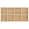 vidaXL Bücherregal/Sideboard Sonoma-Eiche 66×30×130 cm Holzwerkstoff