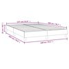 vidaXL Boxspringbettgestell Grau 140x200 cm Kunstleder
