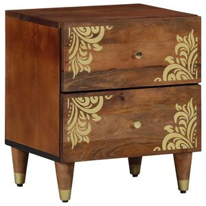 vidaXL Nachttisch Honigbraun 40 x 33 x 46 cm Massivholz Mango