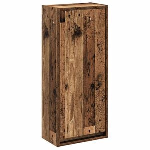 vidaXL Wandmontierte Waschbecken-Vanit&auml;t Altholz 35 x 20 x 81 cm