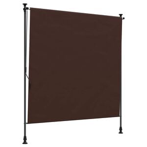 vidaXL Outdoor Rollo Braun 150 x 270 cm