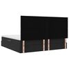 vidaXL Bett mit Stauraum und LED mit LED Schwarz 200 x 200 cm Samt