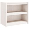 vidaXL Outdoor-K&uuml;chenschrank MEPPEL Wei&szlig; 106x55x92 cm Massivholz Kiefer